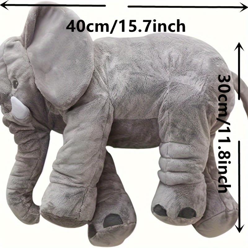 Grey 2025 stuffed elephant