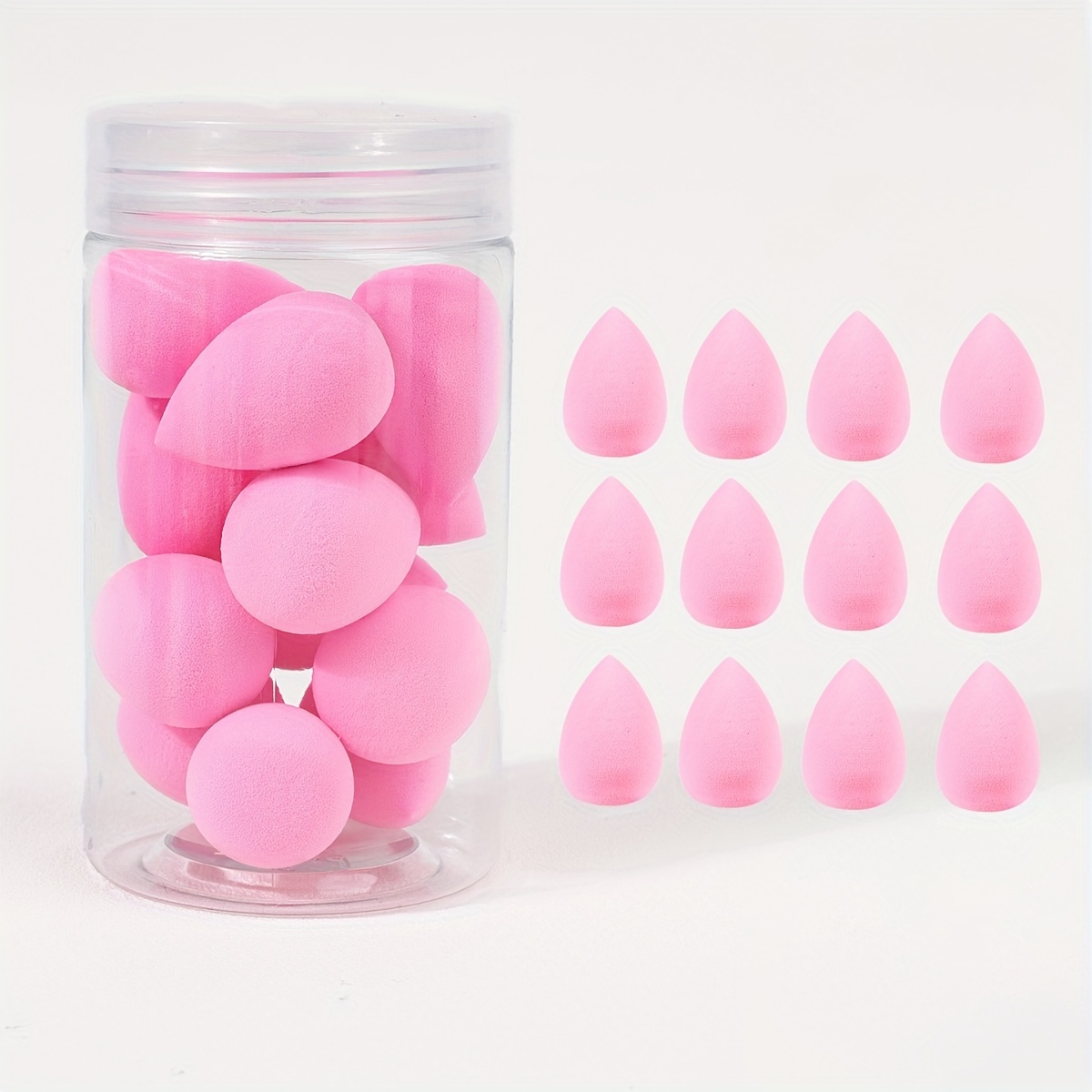 TEMU 12pcs Mini Makeup Sponges - Soft, -free Beauty Blenders For Application, Use, -free, Cosmetic Sponge, Small Size