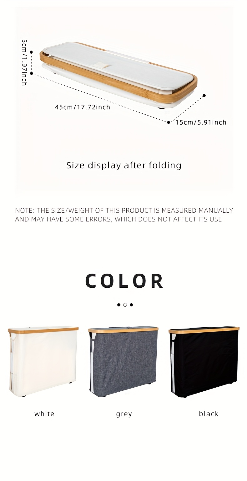 Versatile Bamboo Laundry Basket with Lid - Holds 12 Rolls, Breathable & Storage Solution for Bedroom, Bathroom & Living Room, Laundry Room Accessories, Laundry Room Accessories, Toilet Paper Storage Containers