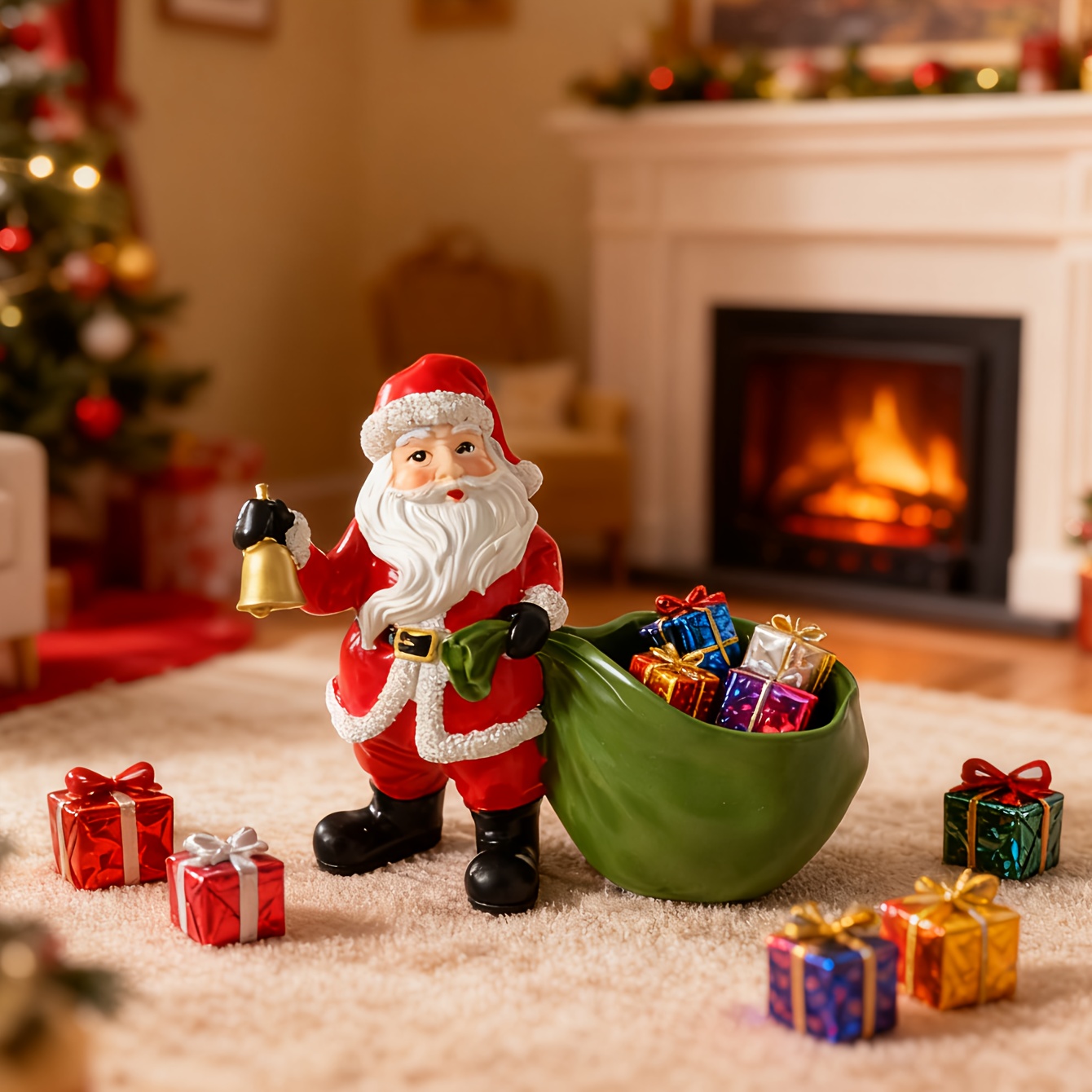 Mini Weihnachtsmann Figur – Süße Deko Für Tisch, Regal & Auto In Der Weihnachtszeit
