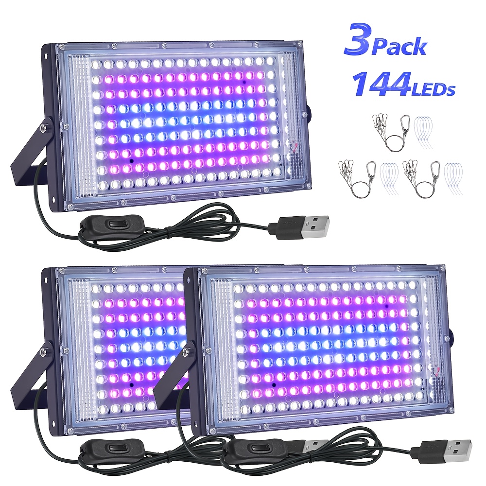 Polni spekter rastlinske rastne luči z 50/96/144 LED diodami, idealno za bonsaj drevesa in rože različnih višin, združljivo z sobno rastlinjako