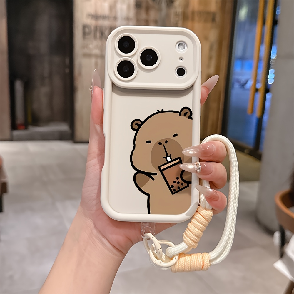 TEMU Phone Case - Adorable Capybara Cartoon Phone Case Compatible With For Iphone 17, 16e, 16, 15, 14, 13, 12, 11 Mini, Pro, Max, Air, X, Xr, Xsmax,
