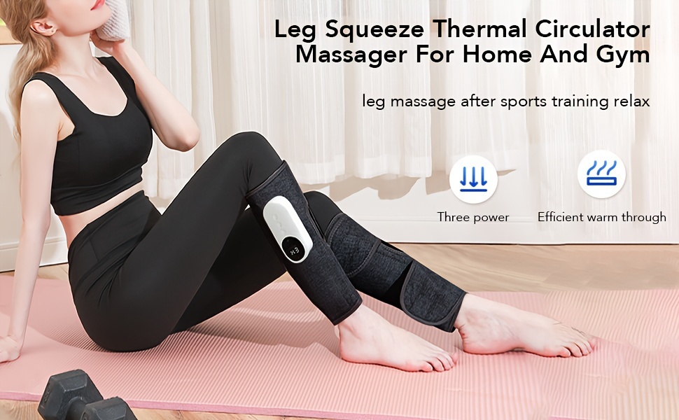 One Electric Leg Massager, Rechargeable And Designed for Air Compression on Calves, Heating for Feet, Legs, Thighs, And Knees. This Device Offers Three Intensity Levels And Makes a Great Thanksgiving Gift for Parents And a Christmas Present for Both