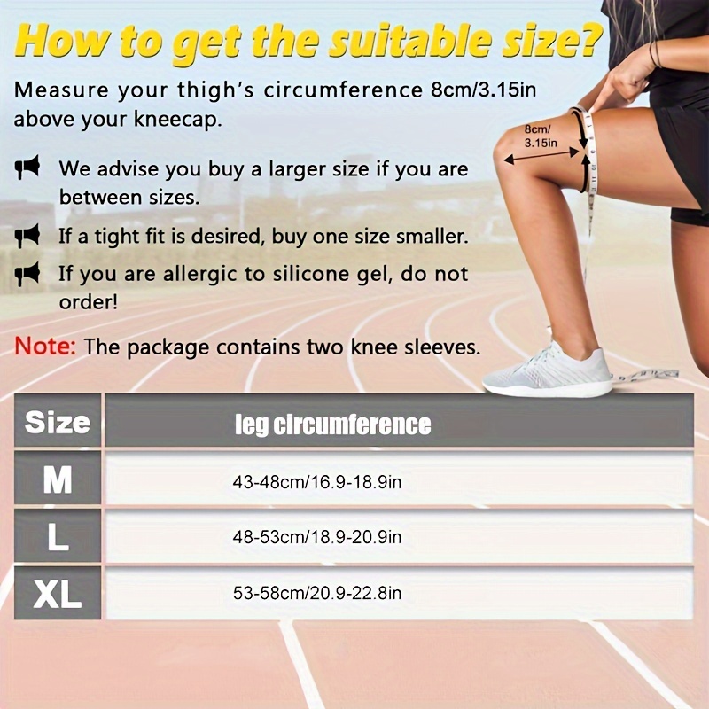 Full Leg Compression Sleeves for Women & Men,Extra Long Leg & Calf Braces  Knee Sleeve for Basketball, Football, Knee Pain, Working Out, Joint Pain