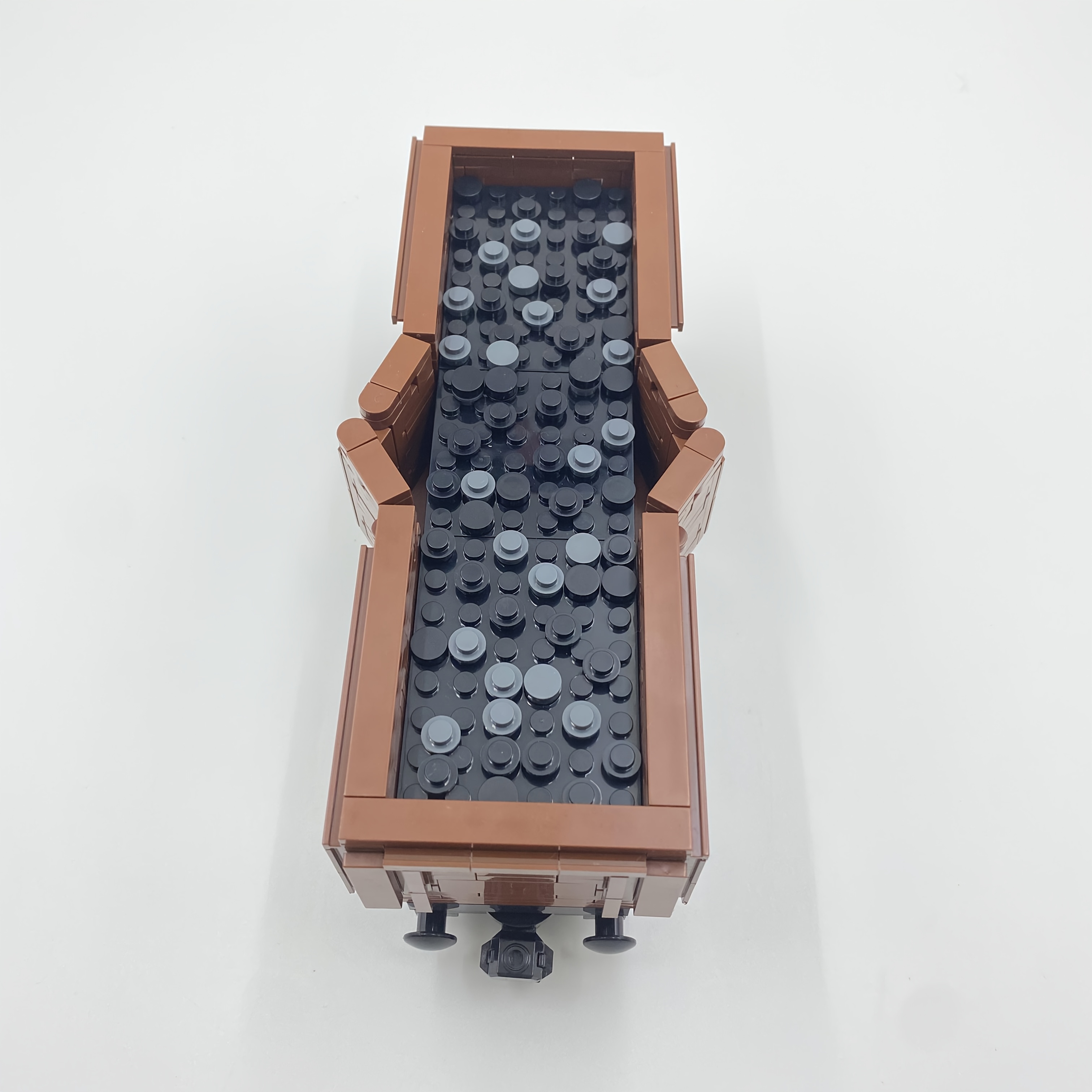 239pcs Coal Transport Carriages ABS Building Blocks for Urban Scenes