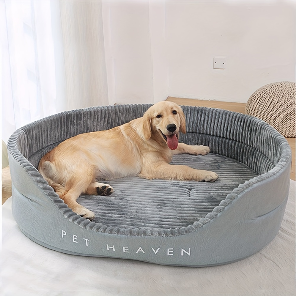 

Comfortable Dog Bed With Thick Mattress Bottom That Is Non Slip, Washable, And Dry, Suitable For All Seasons For Large, Medium, And Small Dogs