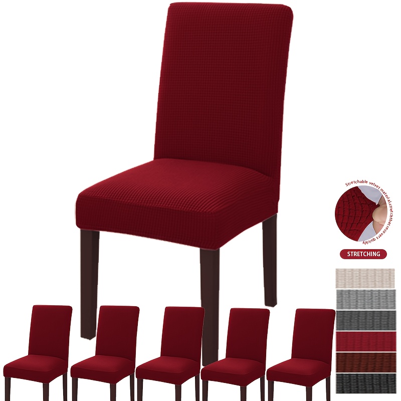 high quality easy clean stretch dining chair covers durable Temu