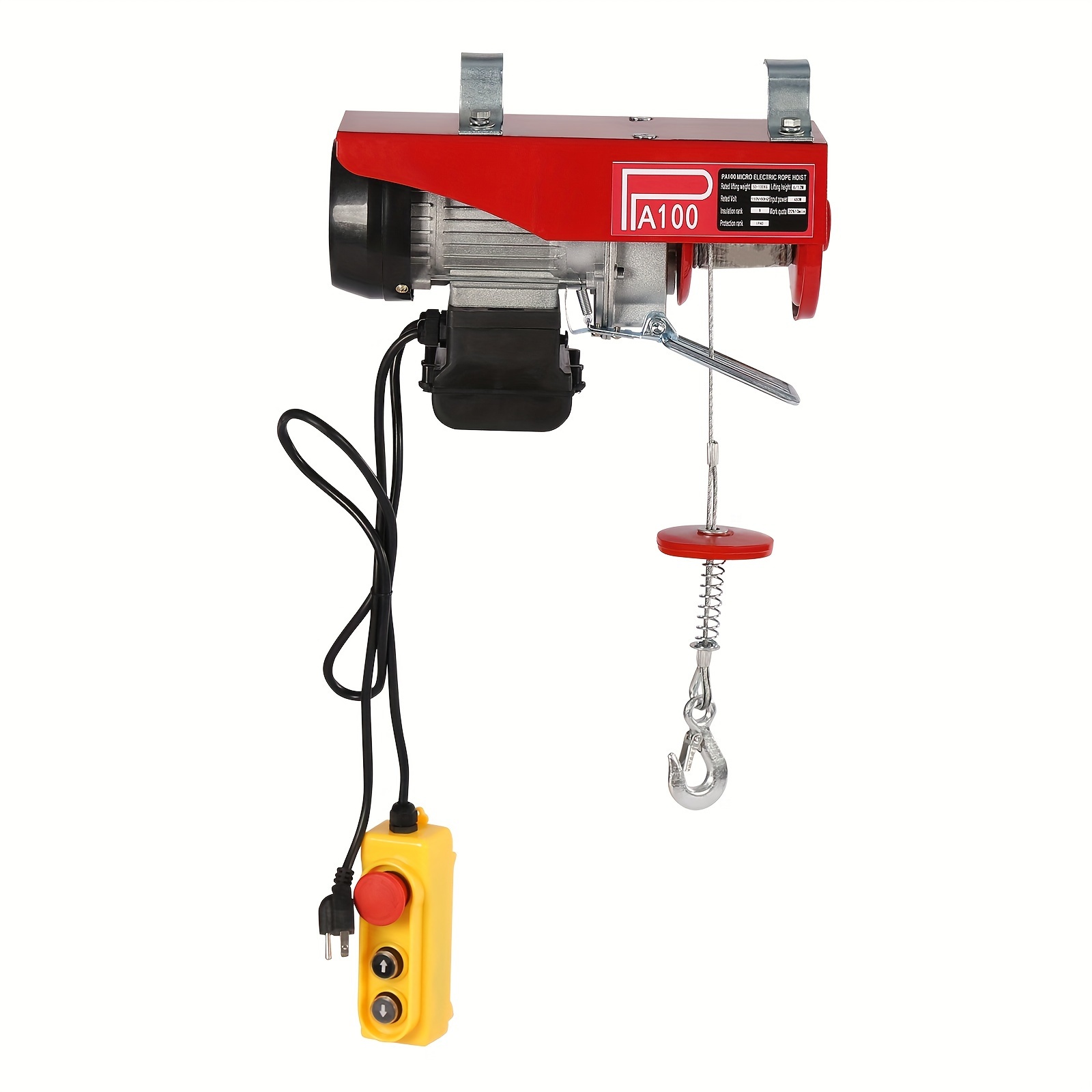 

Electric Hoist Electric Winch Steel Electric Liftelectric Hoist With Remote Control And Single Double Slings For Lifting In Factories Warehouses Construction Site And Mine Filed