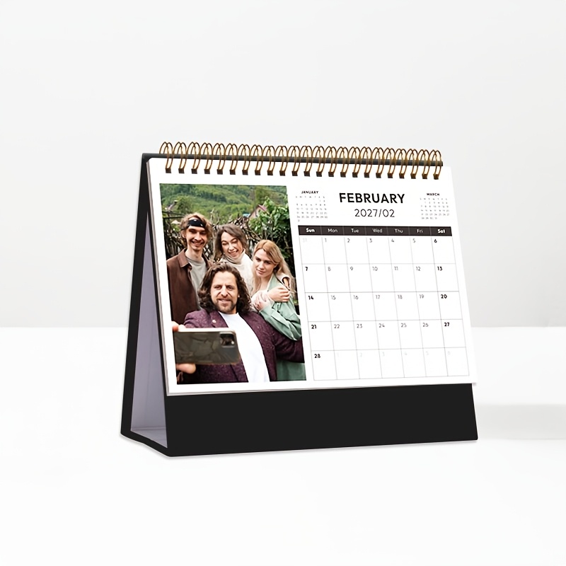 TEMU Custom , Personalized Souvenir, Christmas Gift, Suitable For New Year, Thick Paper Monthly Plan Calendar, Ideal For Couples, , , Office Staff,