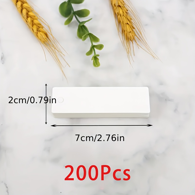 Image of 200pcs Paper Blank Tags - Hanging Cards For Labeling & Display, No Power Needed, Jewelry Making Display & Packaging Supplies, Beading&jewelry Making, Jewelry Making Supplies