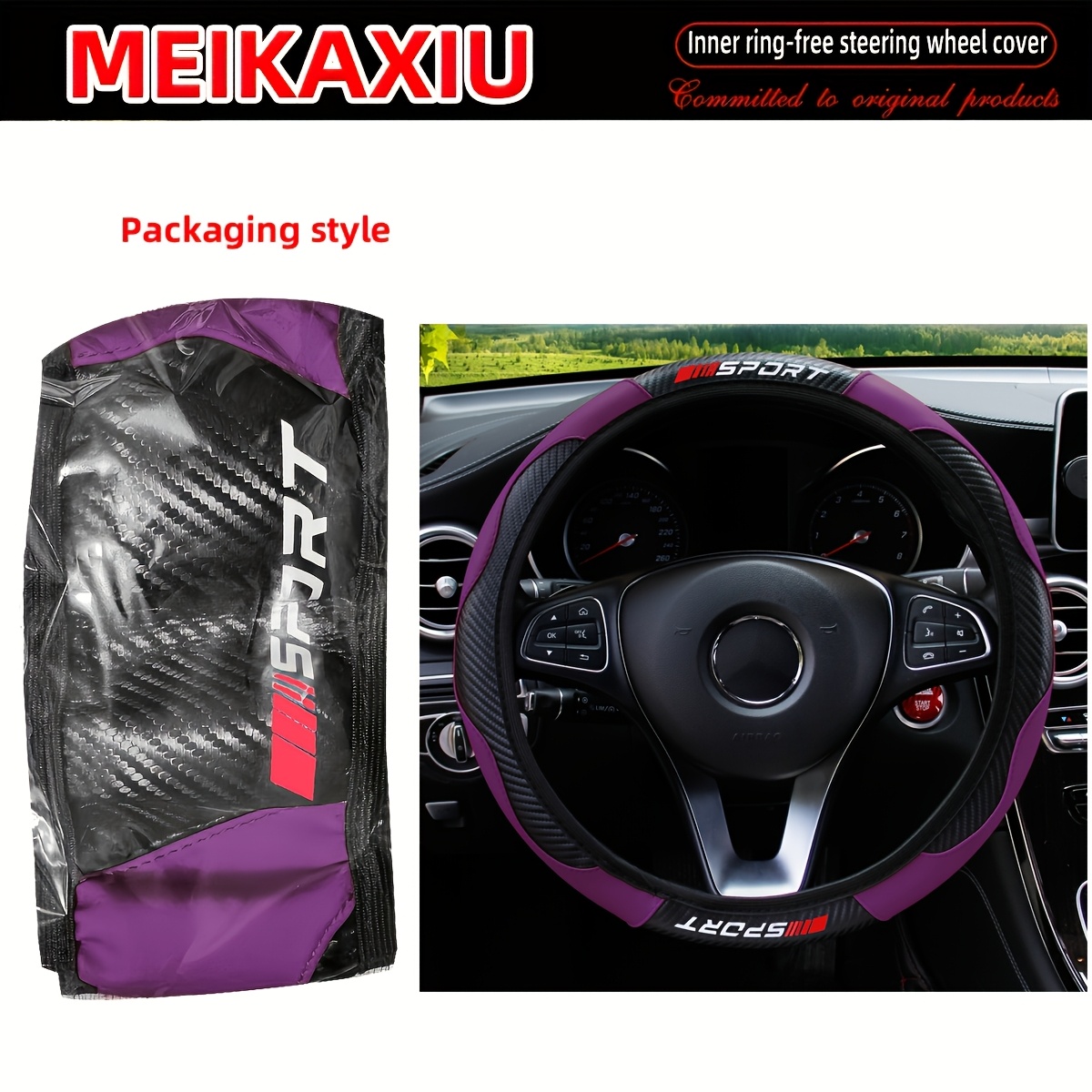 Elastic Car Steering Wheel Cover