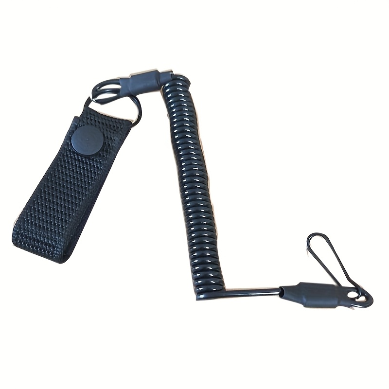 Durable Tactical Lanyard For Outdoor Hunting - Anti-loss, Anti-cut, Elastic Coil