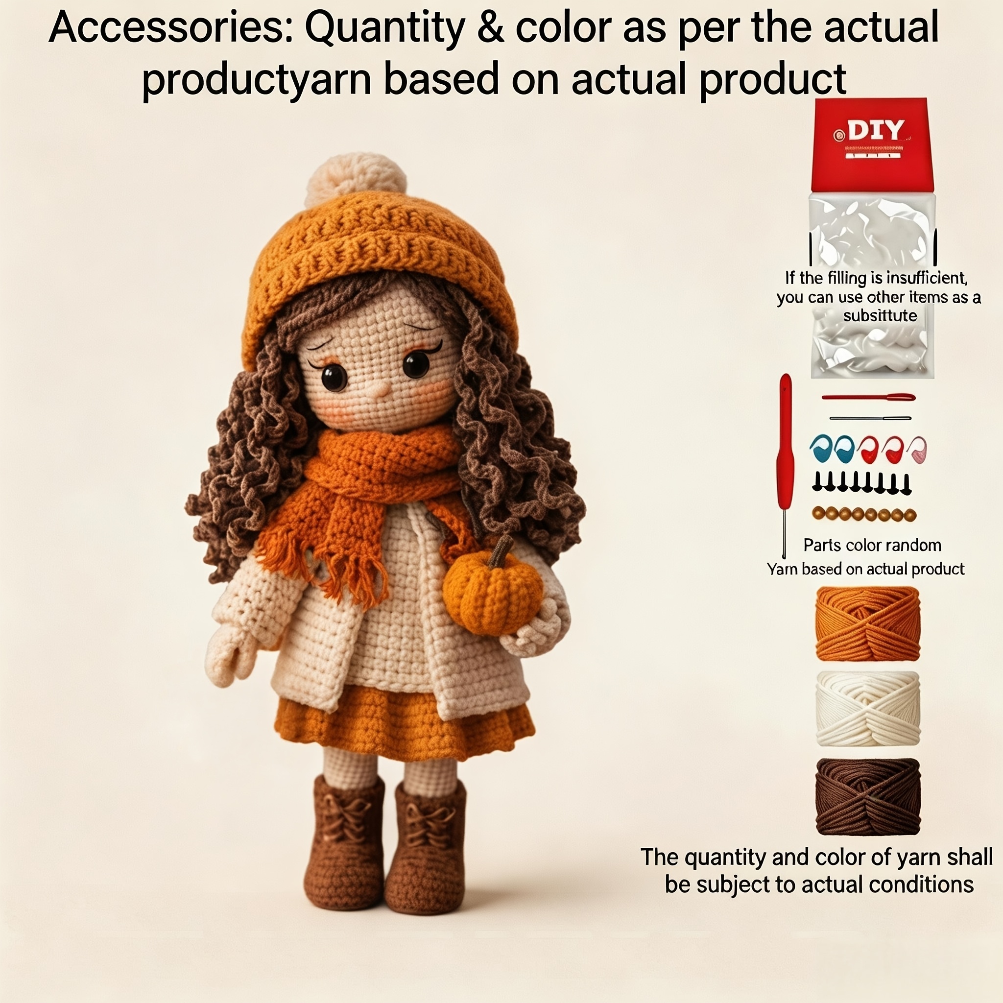 TEMU Sac de crochet Princesse d'automne et d'Halloween, ( adulte) | Cadeau de bricolage facile pour adultes | du et des images par | Contient des