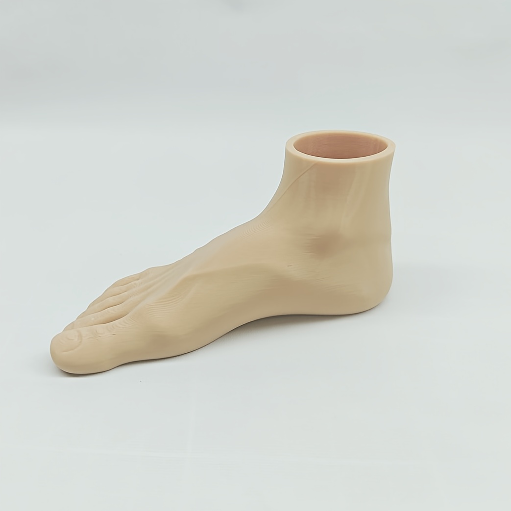 TEMU Pot de fleur de pied, Jardinière de pied humain, Pot de fleur sculpture de semelle réaliste, Jardinière de pied humain, Contenant créatif pour