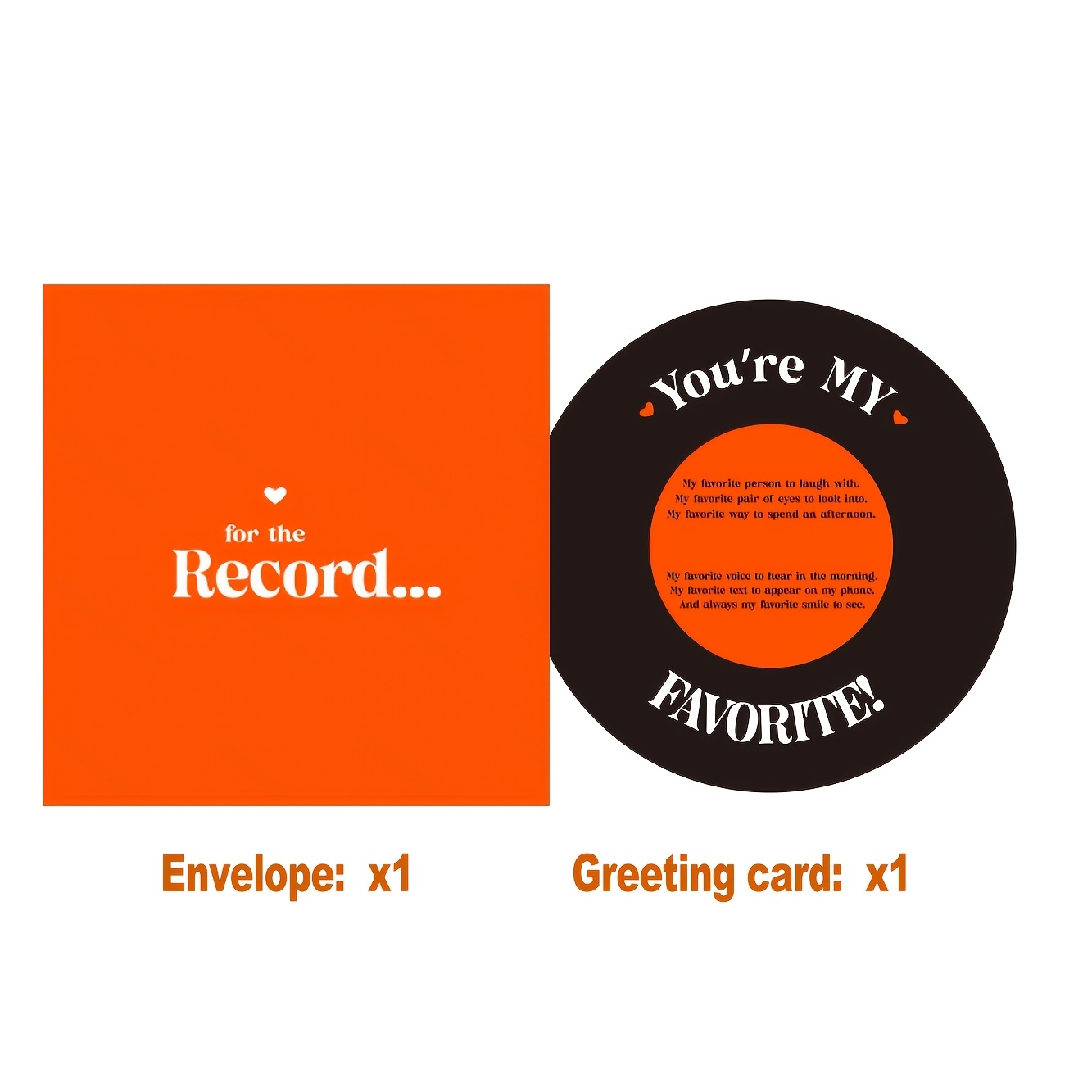TEMU Wedding Anniversary Card For Him Or Her / Gift For Husband Or Wife, Boyfriend Or Girlfriend / Valentine's Day Card / Record-breaking Love Card |