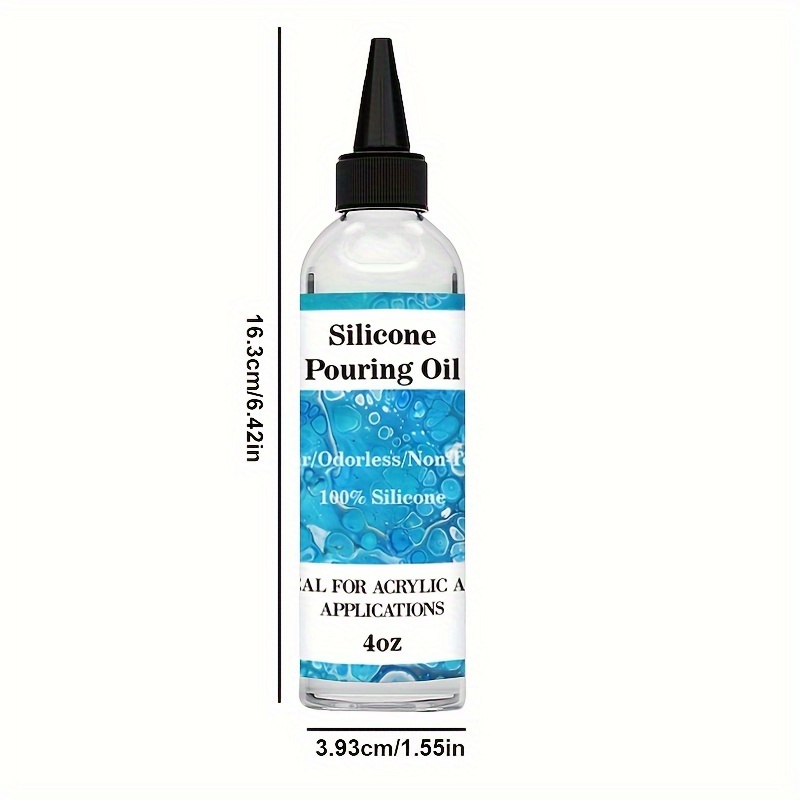 Image of Pouring Oil For Art, Dramatic For Acrylic , 100% Medium Compatible With All Painting Acrylic Or Watercolor-4oz