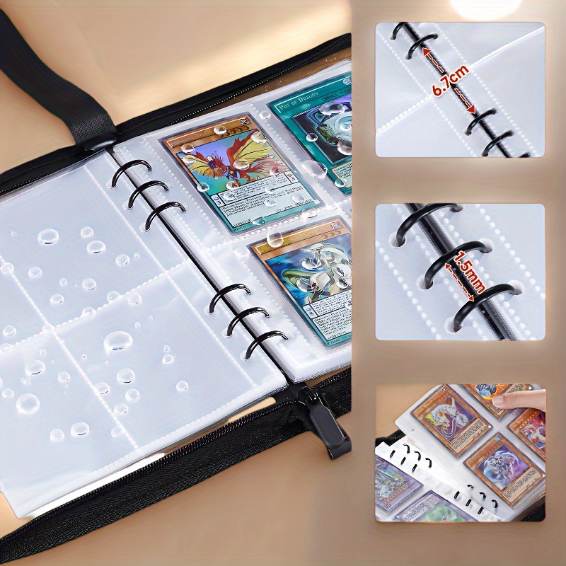4 pocket trading card binder sleeve card organizer 400 - Temu