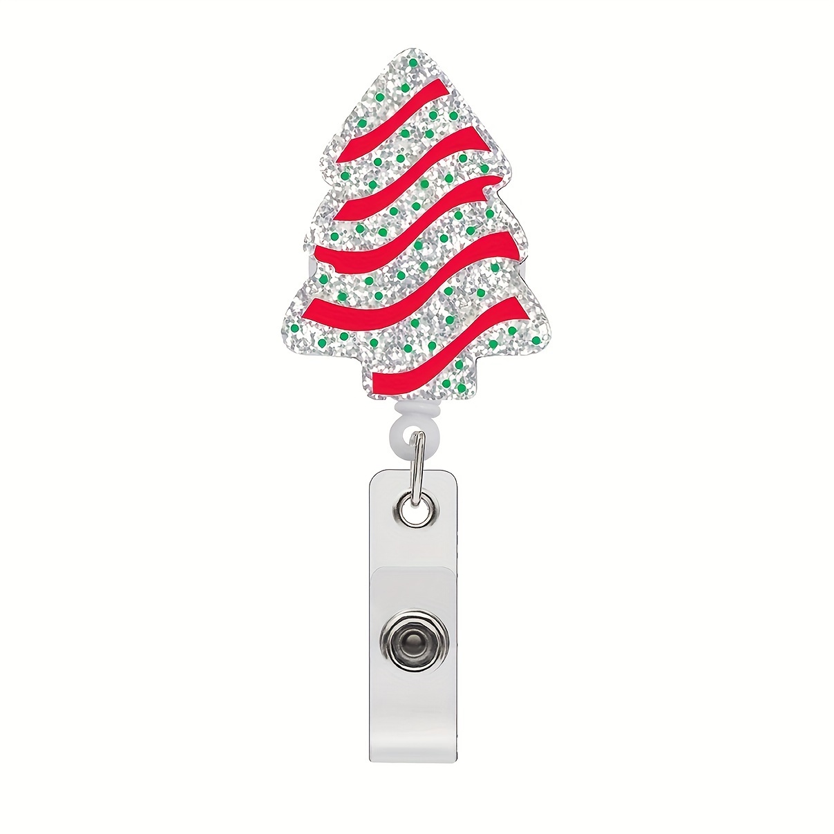 

Christmas- Retractable - Id & Keychain For Nurses, Doctors, - , Christmas Decor