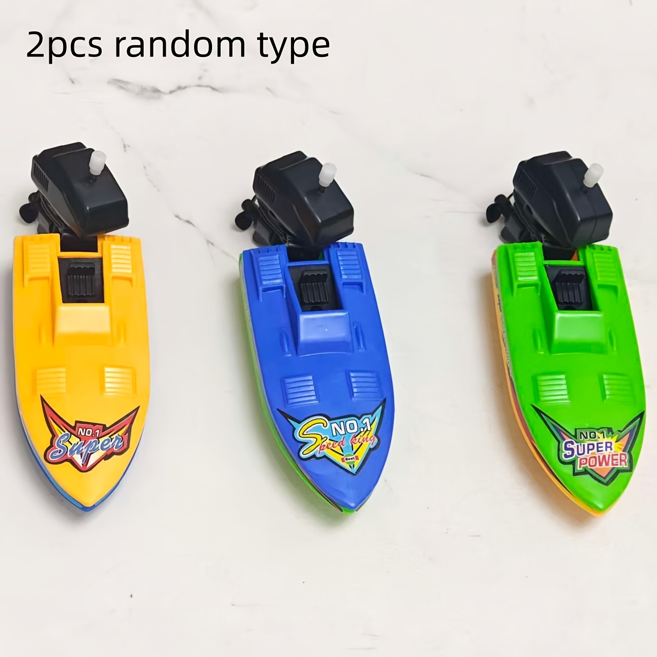 TEMU 2pcs Kids Toy, Plastic For Bathtub And Swimming Pool Floating Water Play Props For Summer Party Favors, Random Type