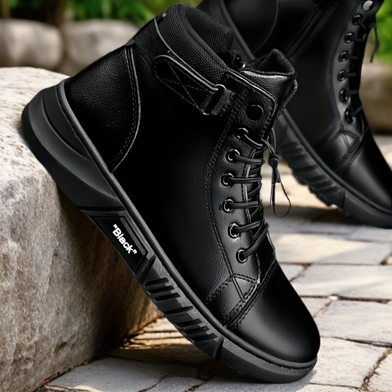 mens black winter dress boots Tactical Men's Brown Size 41 (US 8) PVC Insulated Rugged Sole for Ice & Snow Traction suede upper with our IsoDry membrane and soft thermal Thinsulate lining for ultimate comfort and warmth Winter Boots Waterproof Black Dress