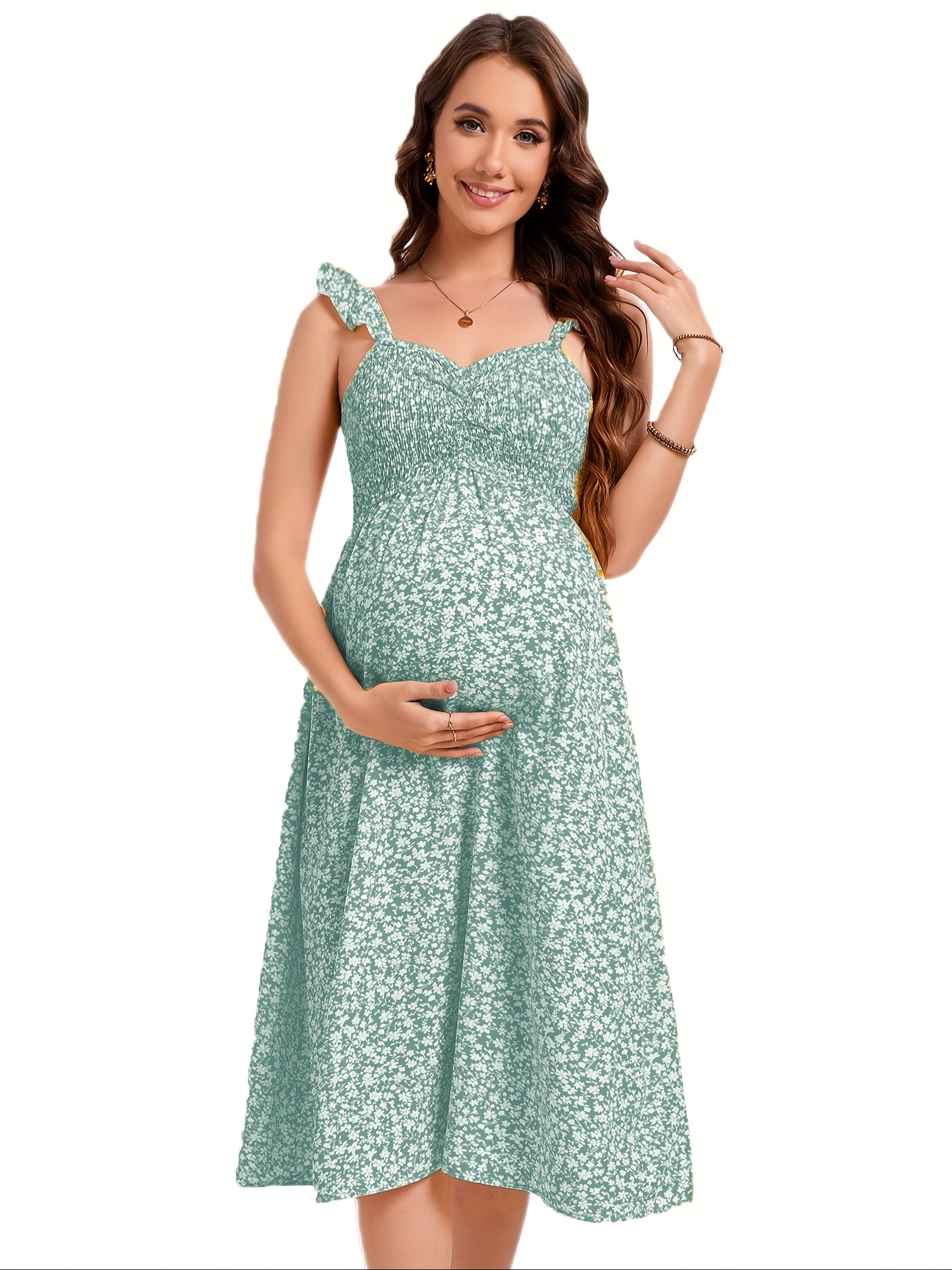 green long dress for wedding Forest
