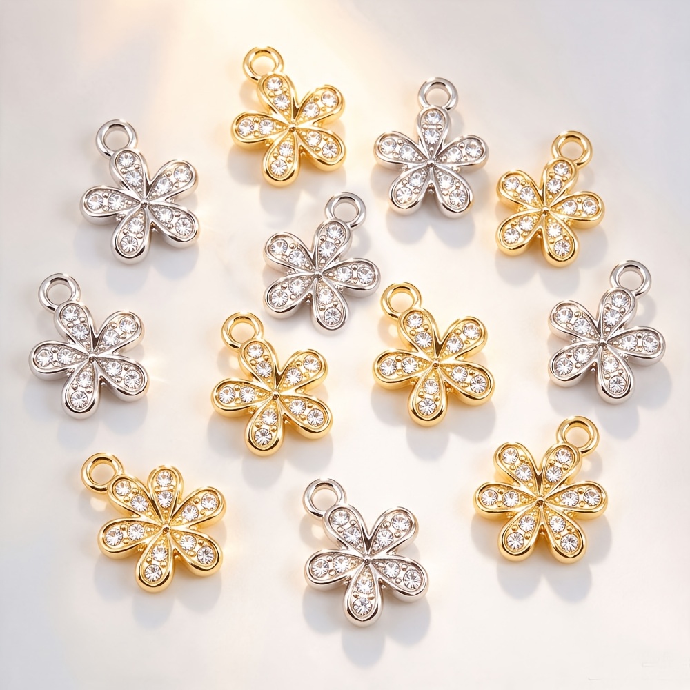 TEMU 12 pz/ Ciondoli Piccoli a Forma Lucidi e Affascinanti, Ciondoli Fai da Te Adatti per Gioielli, Collane, Bracciali, Orecchini, Accessori per