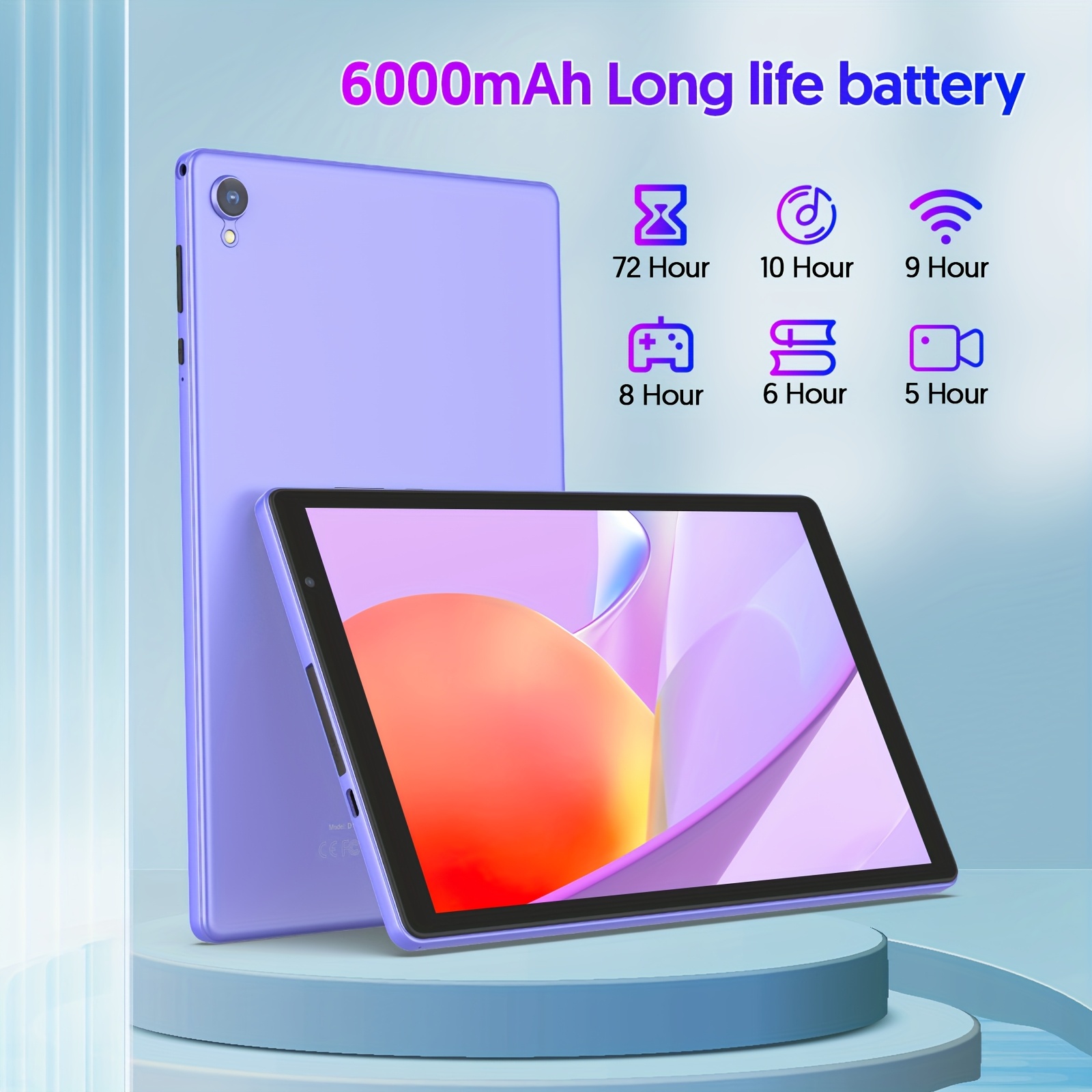   14 tablet 10 inch 1280 800ips a133s cpu   core 32gb rom 2gb   2mp 2mp 6000mah battery long life single frequency wifi6 four colors suitable for   business trips