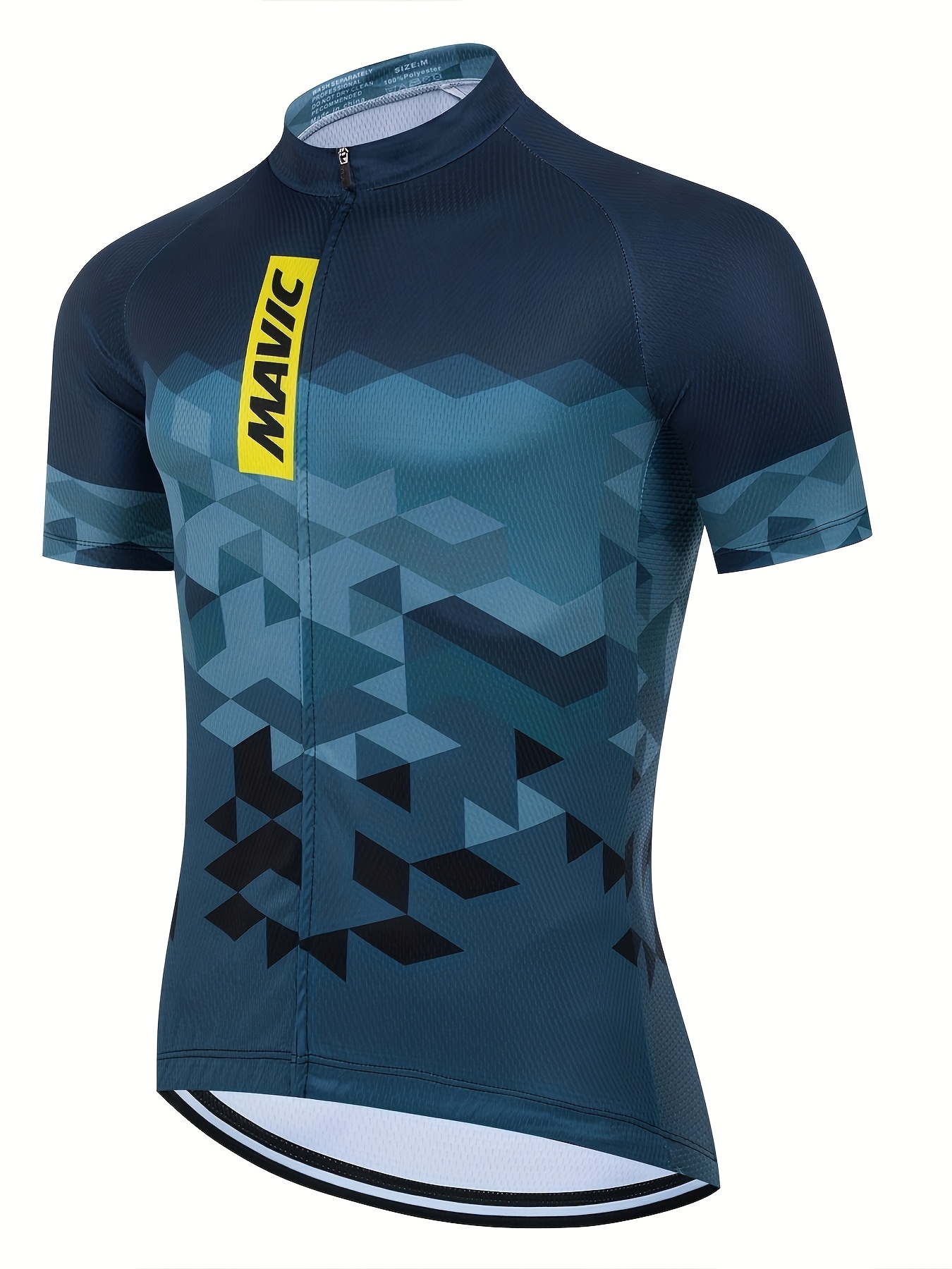 camiseta ciclismo hombre bolsillo trasero transpirable Temu
