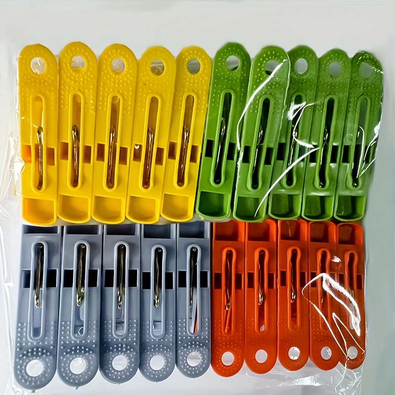 

40-pack Colorful Plastic Clothespins - Windproof, Small Laundry Pins For Drying & Hanging Clothes, Underwear, Socks - Durable Household Storage Accessories Laundry Room Accessories Hangers For Clothes