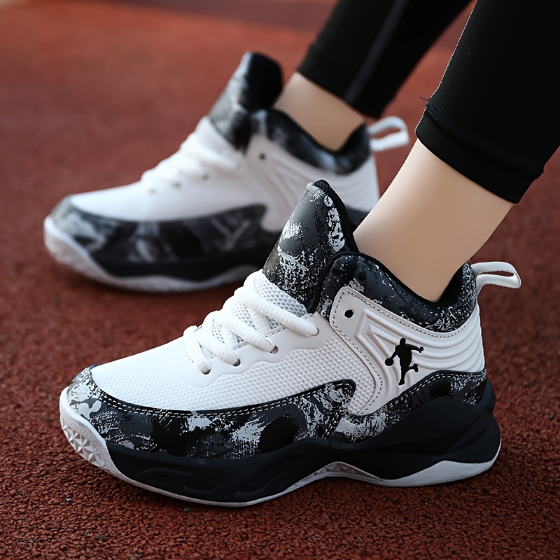 TEMU Zerjer Men's Basketball Sneakers | Fashionable Lace-up, Comfortable And Durable, Low-top Basketball -season, Suitable For Daily Casual And