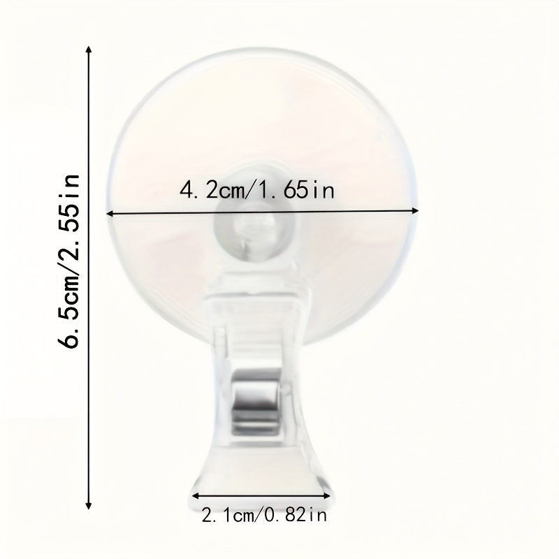 Image of 1pc Aquarium Vegetable Suction Cup Clips - Unpowered Gerbil Feeding Holders, Made Of Pp, Suitable For Freshwater And Marine Environments, Designed For Without The Need For Batteries, Without Battery