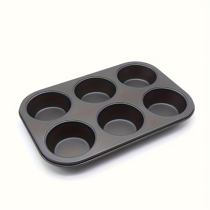 TEMU 6-cup Metal Pan, Heavy-duty Steel , Molds For , And Restaurant Supplies