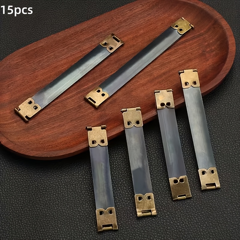TEMU Ensemble de 15 cadres de portefeuille flexibles de 8 cm avec boucle et bouton, idéal pour ajouts de sac à main maison, fabrication de