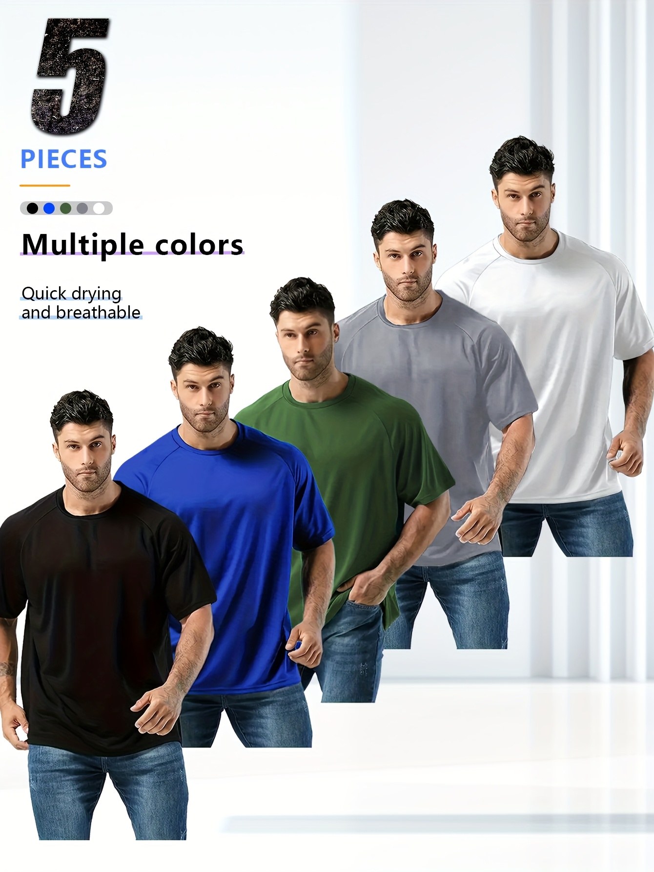mens 3x tall t shirts sold on Temu United States