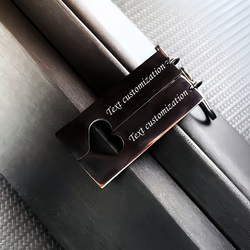 Custom Stainless Steel Initials Lock for Couples