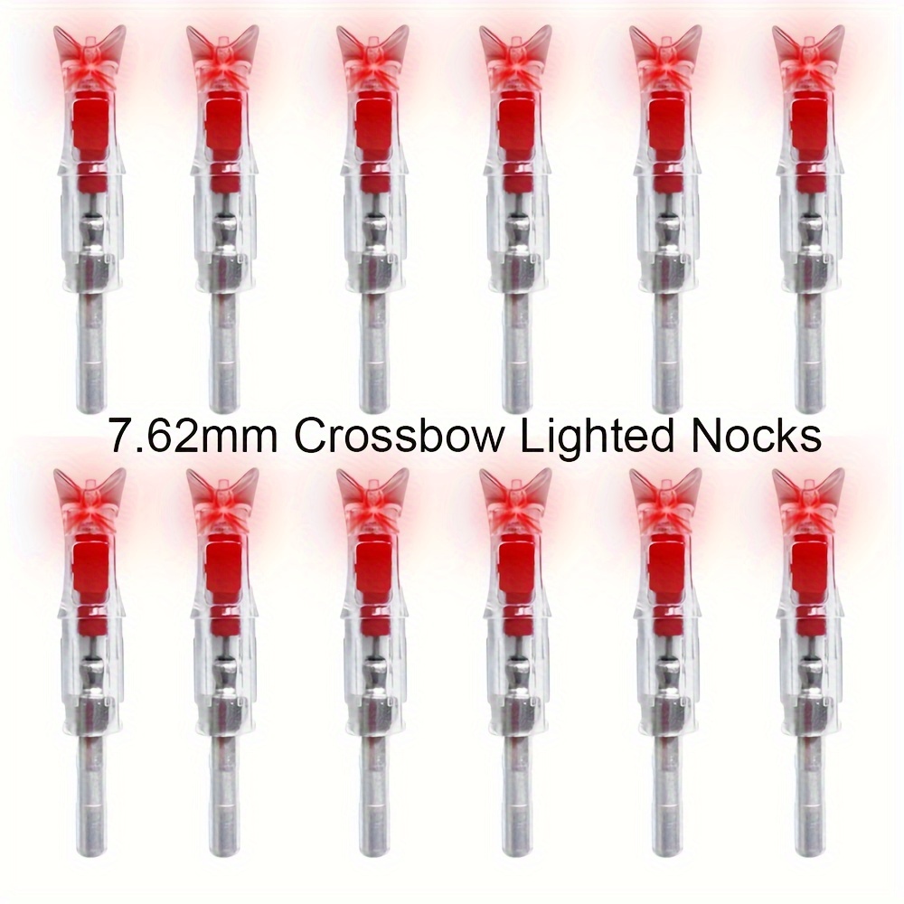 

Noxdyn 12pcs Lighted 7.62mm For Inside Diameter Archery Hunting Red