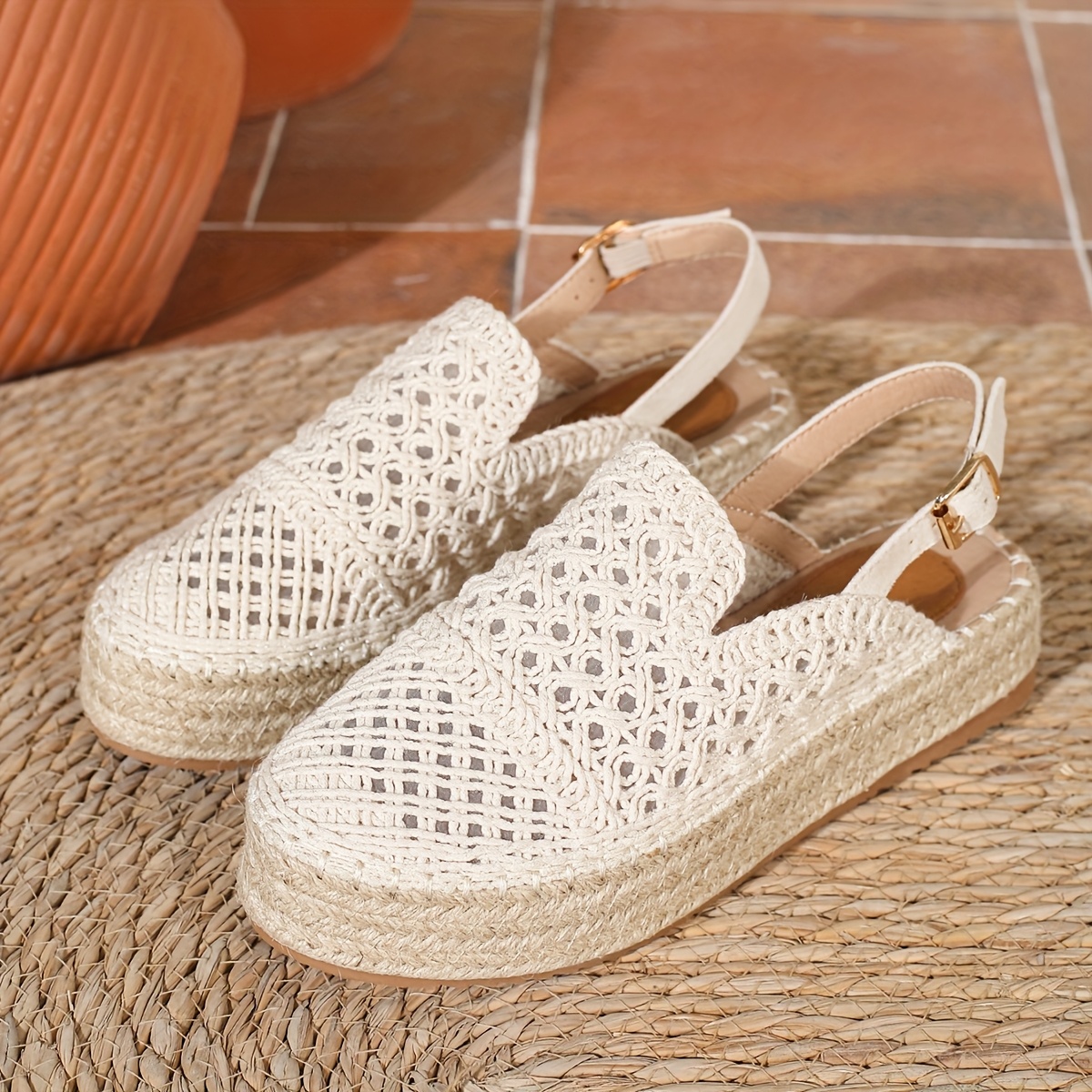 Hguigj 2025 Summer Women's New Beach Casual Black Round Toe Hollow Mesh Backless Ankle Strap Flat Slippers, Women Shoes