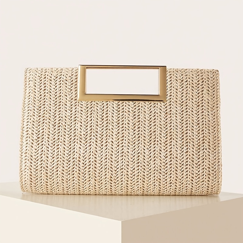 E-shop Damenhandtasche, Handtasche aus feinem Webstoff, hochwertige Hartwaren-Handtasche, großes Fassungsvermögen