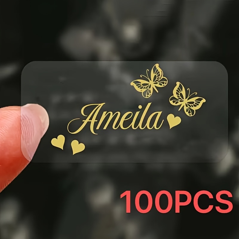TEMU 100 Personalized Custom Stickers Stickers Love Stickers