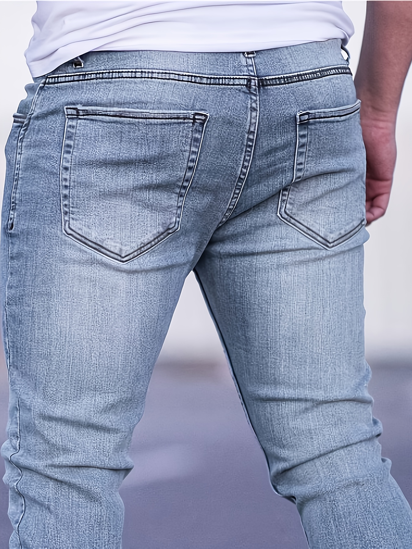 Gengyuan'S - Men'S Slim-Fit Casual Stylish Stretchy Denim Long Pants