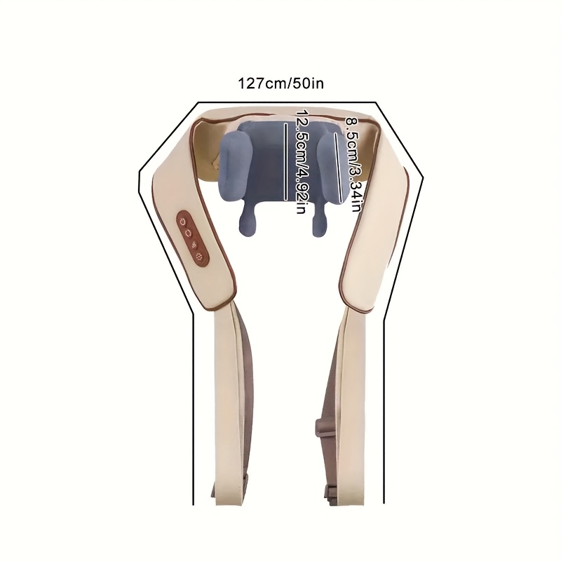 Electric 6D Massager for The Neck And Shoulders with Heat, a Deep Kneading Massage Pillow Designed for Muscle, Perfect for Use at Home, in The Office, Or in The Car - an Ideal Gift for Both Men And Women - Image 4