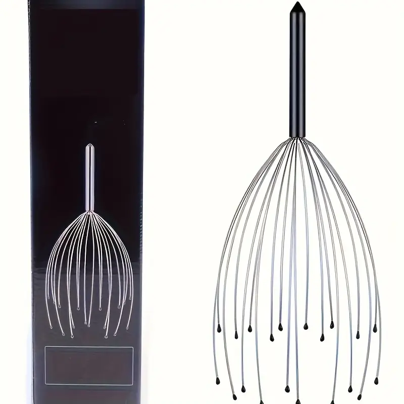 a handheld scalp massager with 20 prongs designed for deep relaxation and for men and women at home serving as a scalp massage tool and a soul extractor Product details 3