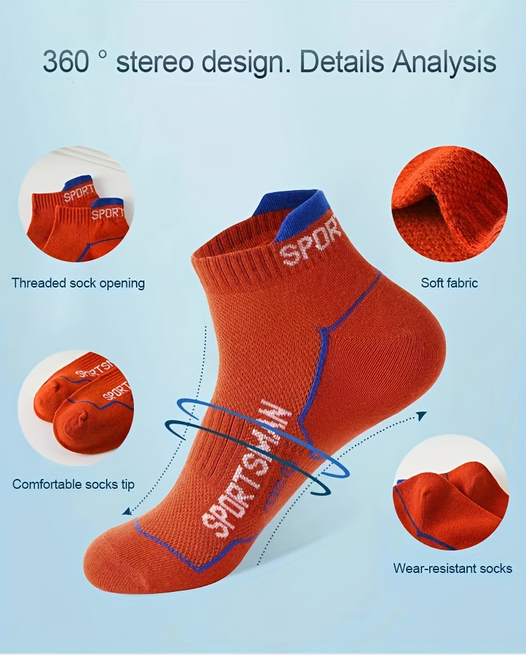 12 Pairs Of Men's Mid Crew Sport Socks, Sweat-absorbing Comfy Breathable Socks For Men's Basketball Training, Running Outdoor Activities