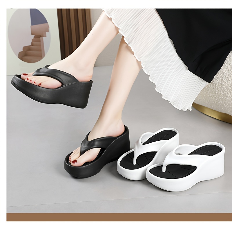 womens   flip flops with arch support casual slide sandals for indoor outdoor summer patio pool non slip eva sole Product details 13
