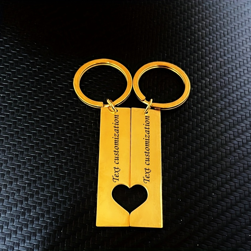 Custom Stainless Steel Initials Lock for Couples