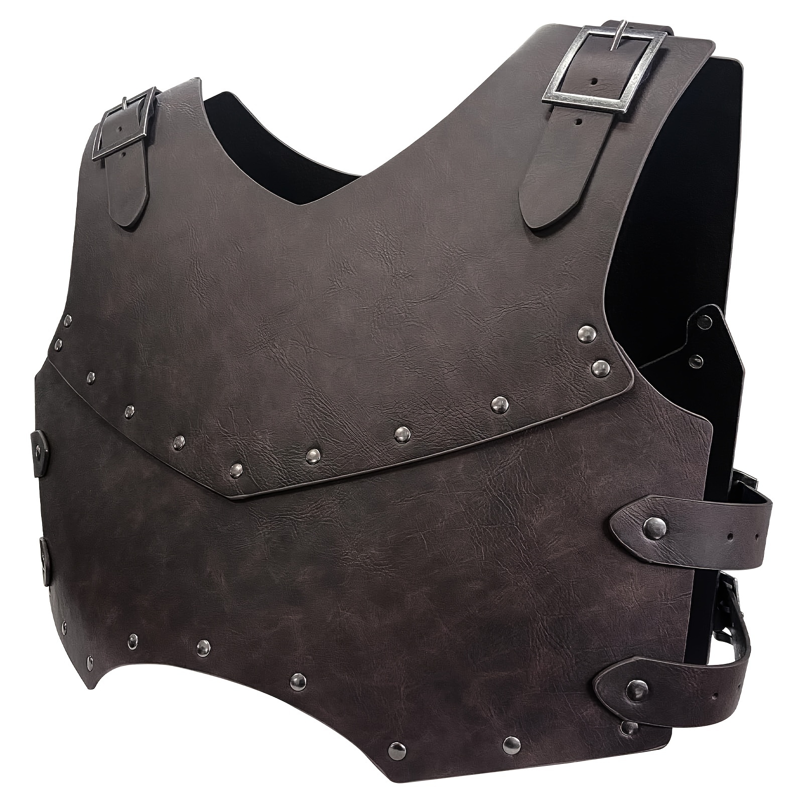 Medieval Faux Leather Chest Armor Costume