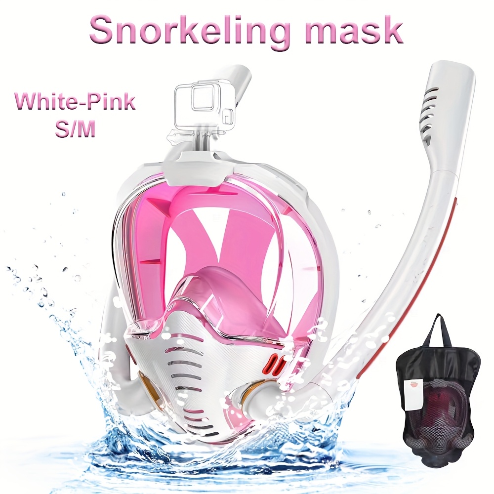 Masque De Plongée Mumisuto - Lentille HD Anti-buée, Verre Trempé - Confortable Et Ajustable Pour Snorkeling Et Apnée
