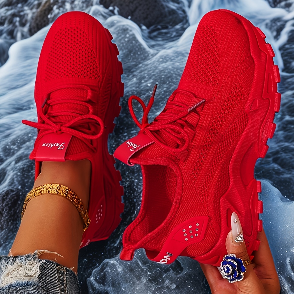 Breathable Knitted Sneakers, Lightweight Low-Top Casual Shoes with PVC Soles, Machine Washable And Dry Cleanable. Comfortable for All Seasons, Unisex Design Suitable for Outdoor Activities And Casual Wear, Women Shoes
