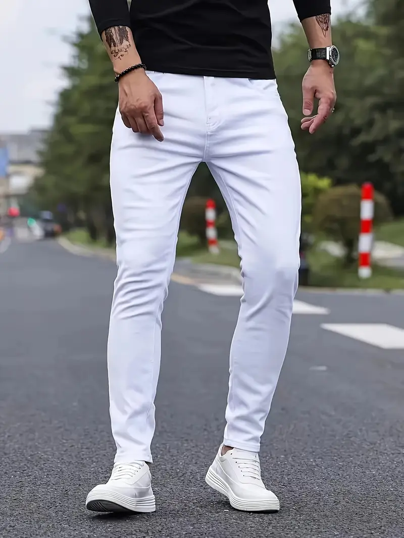 mens fit pants for outdoor trend casual trousers for males details 1