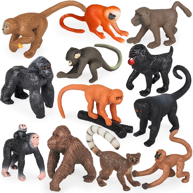 12pcs animal forest oth golden monkey - Temu South Africa